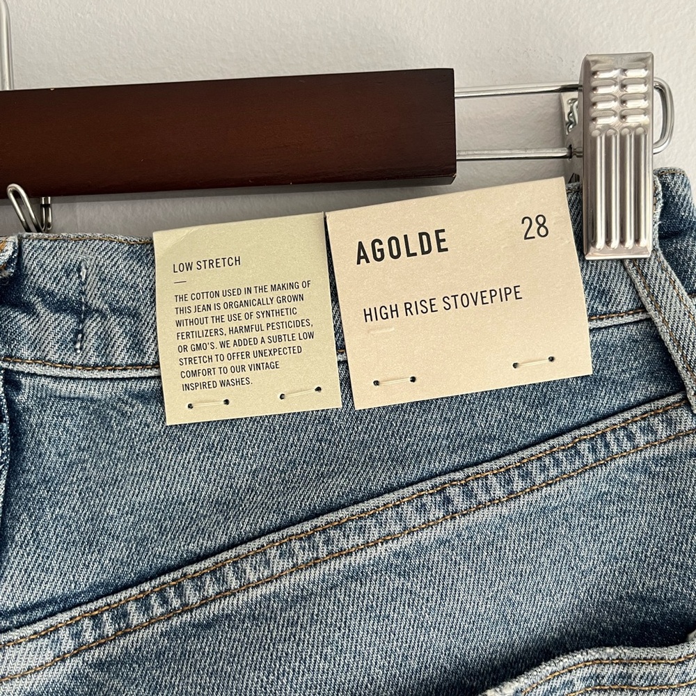 ~SOLD~ Agolde High Rise Stovepipe Jean NWT - Picture 13 of 13
